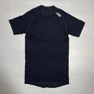 Café Du Cycliste Men's Marcelle Short Sleeve Baselayer Black Merino Wool L - Picture 1 of 7