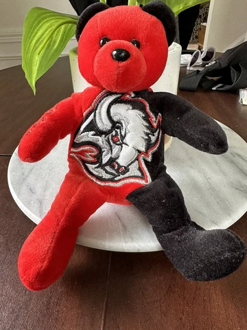 1990s Buffalo Sabres NHL Team Bears Authentic Plush Vintage Goathead Collectible Cover