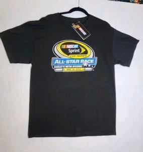 Nascar Sprint Cup Series All-Star Race T-shirt Charlotte Motor Speedway Black Lg - Picture 1 of 4