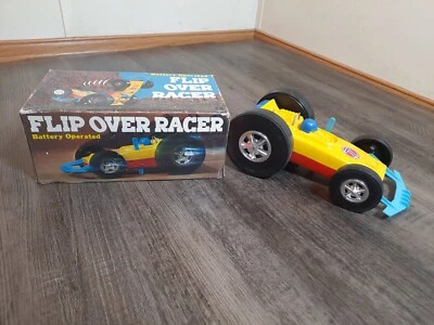 Vintage TOMY JAPAN Flip Over RacerToy Car Battery Operated with box - Image 1 of 4