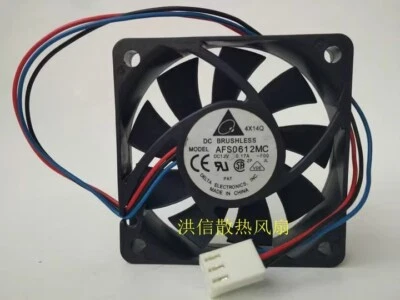 Delta AFB0612MC 6015 DC12V 0.17A 60*15MM 3-Pin CPU Cooling Fan - Image 1 of 2