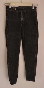 New With Tags Genmany Girls Jeans Den Trouser Black Size S Black - Picture 1 of 6