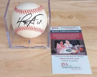 David Ortiz Big P Boston Red Sox Signed Rawlings Fenway 100 Years Ball JSA READ - Image 1 of 4