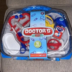 16-Piece Kids' Medical Kit Pretend Play Set - Doctor Nurse Role-Playing Toy - Picture 1 of 6