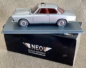 Neo Scale Models ~1961 BMW 3200 CS Coupé by Bertone-Silver Metallic~ 1:43 Scale - Picture 1 of 11
