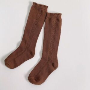 High Long Baby Socks - Cotton Linen Hollow Sock Spring Leg Warmer Kids Sockken