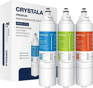 Crystala Filters LT900P Kühlschrank Wasserfilter, kompatibel mit LG LT900P, LP - Bild 1 von 2