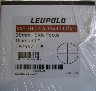 Leupold VX-3HD 4.5-14x40 Side Focus CDS-T Diamond 182567 - Image 1 of 4