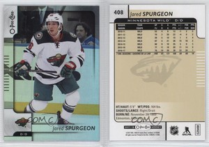 2017-18 O-Pee-Chee Rainbow Foil Jared Spurgeon #408