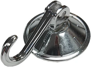 New 6 X Chrome Effect Cup Suction Hooks Lever Type Snap Lock 37mm - Onestopdiy - - Picture 1 of 1