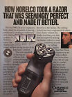 PRINT AD 1990 Norelco 955RX Shaver Razor Lift & Cut New Level Closeness Comfort