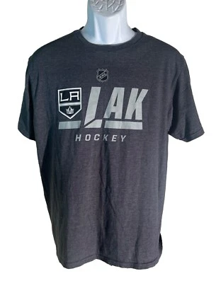 LOS ANGELS KINGS Short Sleeve Black NHL T-Shirt Fanatics Medium - Image 1 of 4