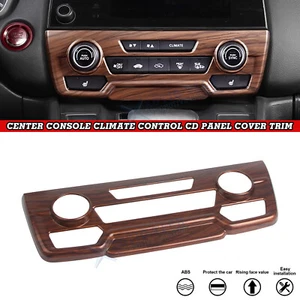Peach Wood Grain Center Climate Control CD Panel Cover For Honda CR-V 17-2022 - Picture 1 of 10
