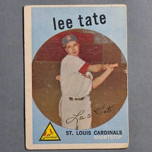 1959 Topps #544 Lee Tate - Cardinals - High # SP (Creased) - Bild 1 von 1