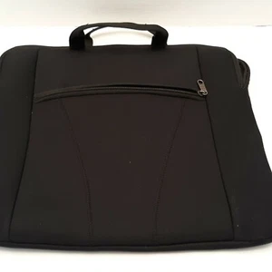 Laptop Tragetasche 13" schwarz, Reißverschluss, Außentasche mit Reißverschluss - Bild 1 von 6