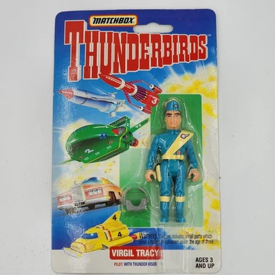 VIRGIL TRACY - Thunderbirds Matchbox Action Figure 1984 Vintage - Image 1 of 4