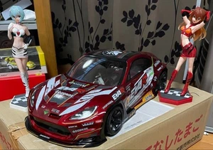 Yokomo 1/10 RC Car Painted Body Toyota PANDEM GR86 Evangelion Racing USED F/S - Picture 1 of 10