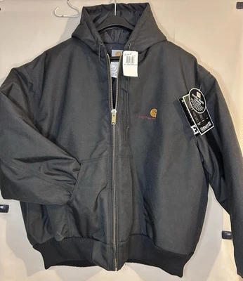De colección Años 80 Carhartt J21 Extremes Acolchado Con Capucha Negro 4XL REGULAR NUEVO CON ETIQUETAS Foto 1 de 4