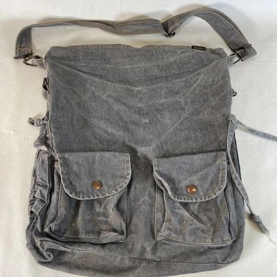 Bolso de Mano Wrangler Jeans Denim Convertible Crujiente Cartera Bolsillos Foto 1 de 4