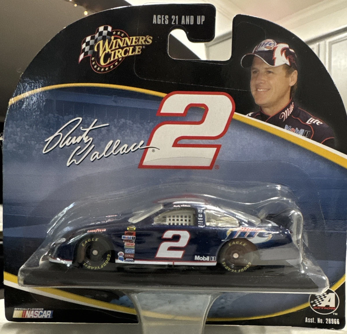 Rusty Wallace 2004 NASCAR #2 Miller Lite Dodge 1:64 Die Cast