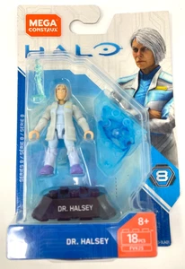 Mega Bloks Construx HALO Heroes Series 8 Dr Halsey & Cortana Microfigure Set - Picture 1 of 3