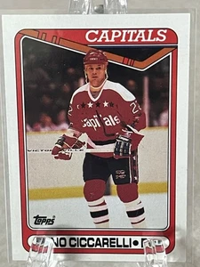 DINO CICCARELLI--1990-91 TOPPS--WASHINGTON CAPITALES--ENVÍO GRATUITO - Imagen 1 de 2