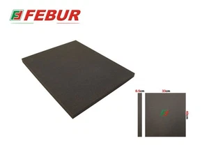 FOGLIO ADESIVO NEOPRENE UNIVERSALE FEBUR PER SELLA MOTO 40X33X0,5 CM - Foto 1 di 1