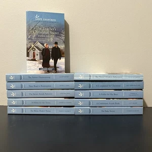 Lot of 11 Harlequin Romance Love Inspired LARGER PRINT Paperbacks Most are 2023 - Picture 1 of 8