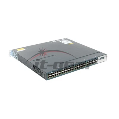 Conmutador base IP PoE de 48 puertos Cisco WS-C3560X-48P-S Catalyst 3560X Foto 1 de 3