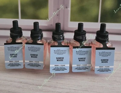 bath and body works sunrise woods wallflowers home fragrance refill x5 - Image 1 of 2