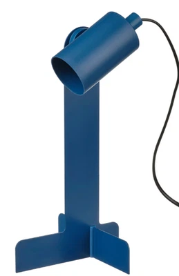 IKEA FLOTTILJ Schreibtischlampe, dunkelblau verstellbar Stahl Arbeitslampe BR... - Bild 1 von 4