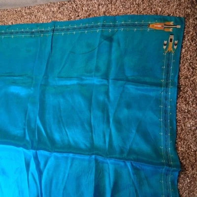 Pañuelo Kenzo 100 % seda cuadrado diseño suroeste vintage 21" Foto 1 de 4
