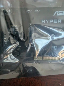 Brand New ASUS Hyper M.2 x4 PCIe Card M.2, 22110/2280/2260/2242/2230 - Photo 1/3