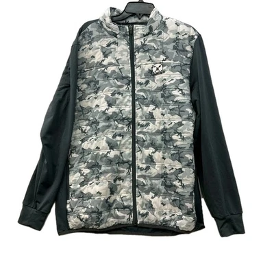 Chaqueta de golf Patton recta para hombre talla XL negra blanca copa Cornstock Foto 1 de 4