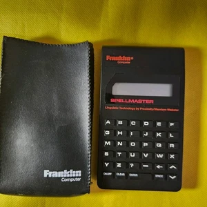 Franklin Computer Spellmaster With Case PS-104 Merriam Webster Tested Working - Picture 1 of 7