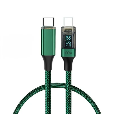 PD 100W Type C USB C to USB C Fast Charge Charger Cable For iPhone 17 16 15 Pro - Image 1 of 4