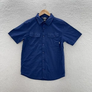 Outdoor Research Shirt Mens Large Blue Wanderer Gorpcore Hiking Fishing Camping - Picture 1 of 10