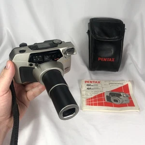 VIDEO DAVON FUNKTIONIERT! Pentax IQZoom 200 analoge Kompaktkamera 35 mm 48–200 mm - Bild 1 von 14