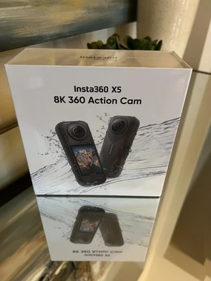 Insta360 x5 8k 360 Action Camera - BRAND NEW SEALED BOX - Image 1 of 4