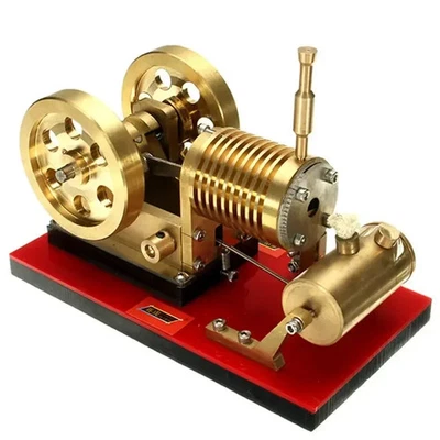 Miniature Metal Hot-Air Stirling Engine Model Vacuum Stirling Engine Model - Image 1 of 4