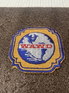 USED Vtg. Multicolor WAWD Advert Patch, Square Shaped 2.75" by 2.75" $1 Shipping - Picture 1 of 5