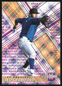 2019 Elite Extra Edition Aspirations Purple #181 Leo Crawford /250