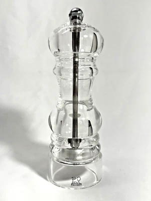 Moedor de sal/pimenta PEUGEOT France Freres NANCY acrílico transparente 7” - Imagem 1 de 4