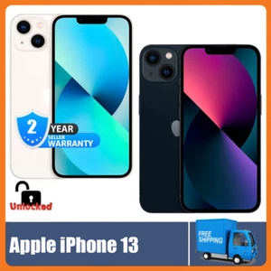 NEW Apple iPhone 13 5G 128GB/256GB Dual SIM Factory Unlocked GSM CDMA Smartphone - Picture 1 of 14