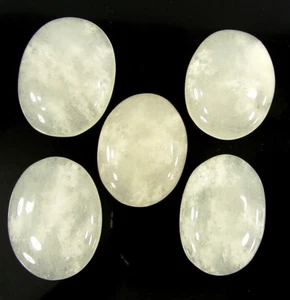 230,75 Ct Natürlicher Mondstein Lose Edelstein 29-32 mm Cabochon 5 Stck. Posten - 1088 - Bild 1 von 3