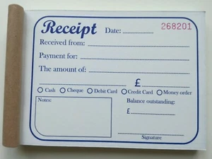 15 libros de recibos A6 duplicados perfectos Carbonless NCR 50 juegos numerados en serie - Imagen 1 de 9