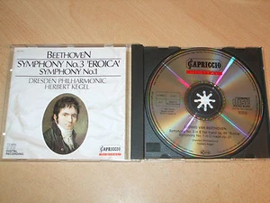Beethoven - Symphonies No.3 & 1 - Dresden Philharmonic Herbert Kegel (CD) Mint - Picture 1 of 1