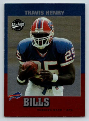 2001 Upper Deck Rookie F/X #331VN Travis Henry VINT 750 (ref 181146) - Image 1 of 2