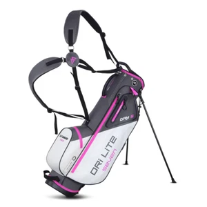 Big Max Dri Lite Seven G Golf Stand Bag - Charcoal Silver Fucsia - Picture 1 of 7