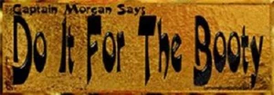 Pirate Bumper Sticker Do It For The Booty Captain Morgan Customs Two-Pack #45 - Picture 1 of 1